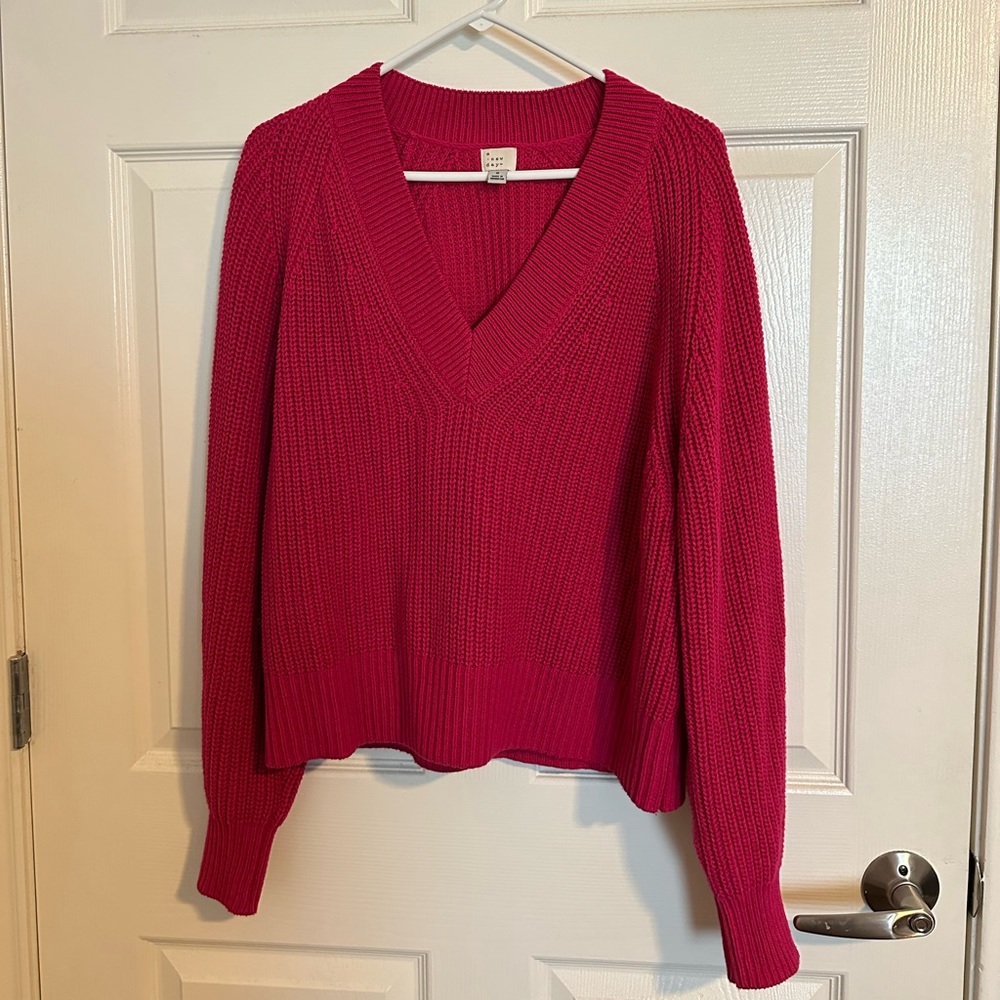Dark pink sweater